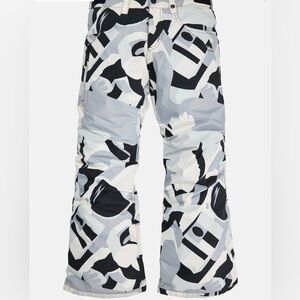 Burton Boys Barnstorm 2L Pants True Black Cosmoblock Size Medium